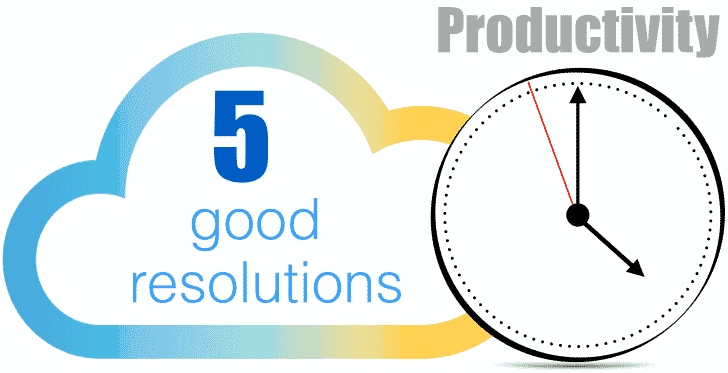 5 good resolutions 2015 productivity