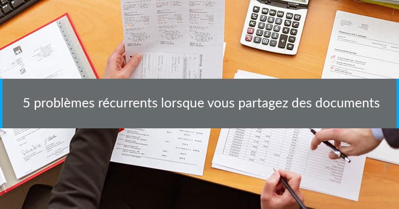 problemes partage de documents