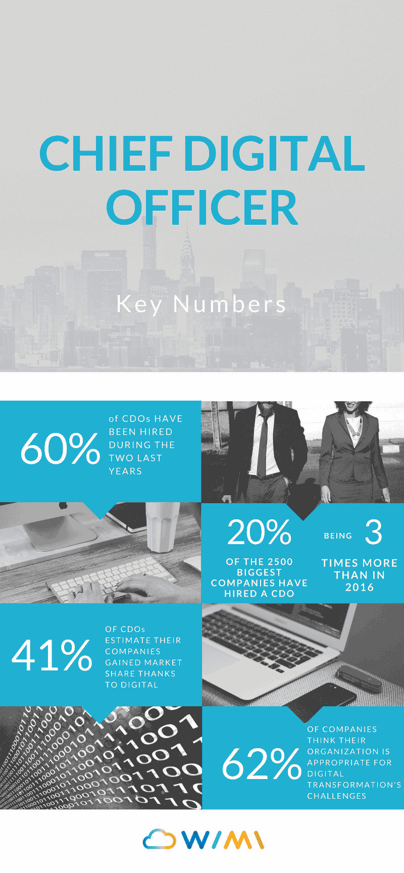 CDO Chief Digital Officer infographic key numbers