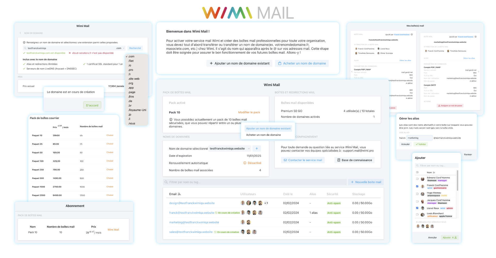 screens 3 landing page wimi mail inbox 1920px alpha v1 - Wimi